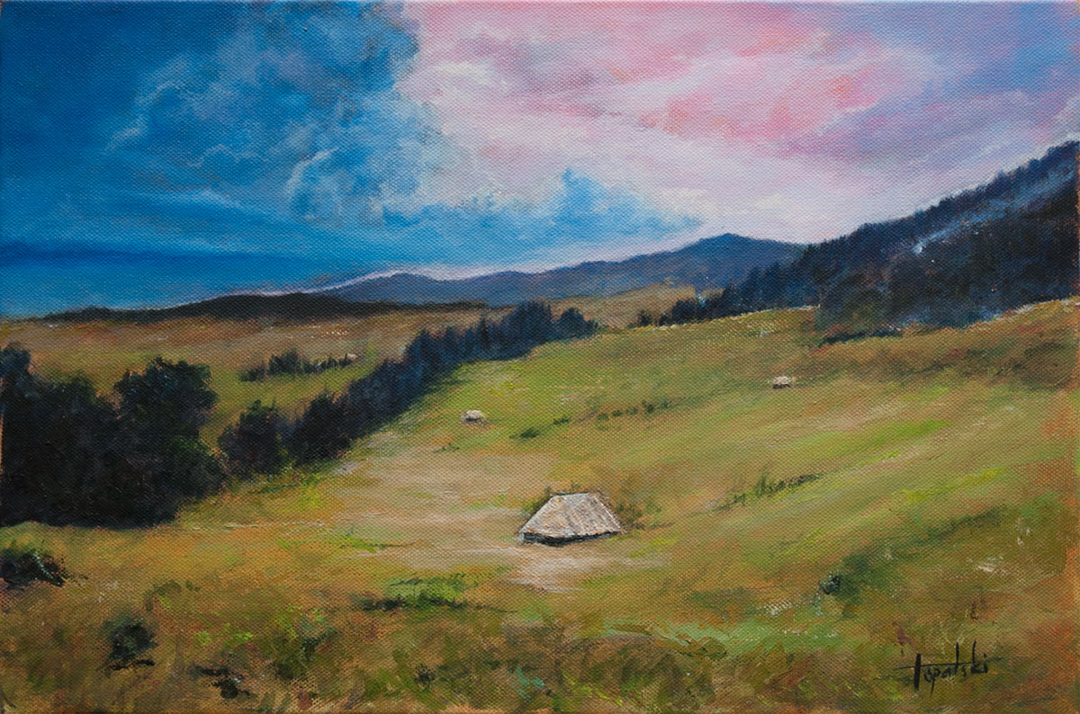 1200x794 Hills Oil Painting Fine Arts Gallery - Painting Hills