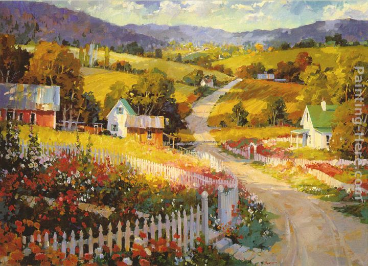 720x520 Songer Steve Rolling Hills Painting Anysize 50% Off - Painting Hills