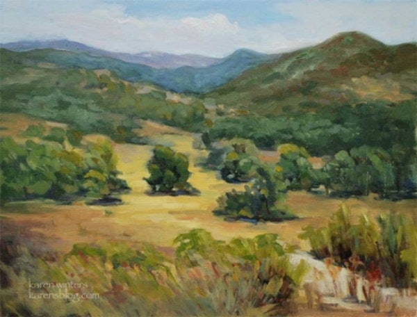 600x456 California Golden Hills - Painting Hills