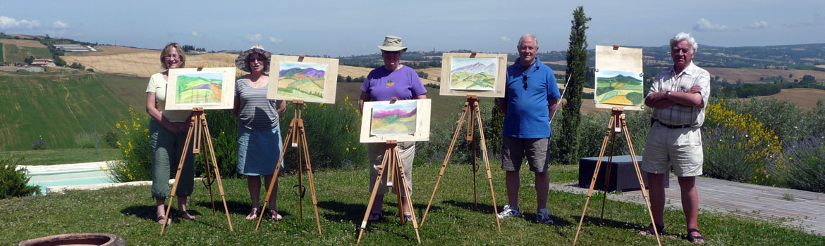 1170x350 Painting Holiday In Tuscany - Painting Holidays