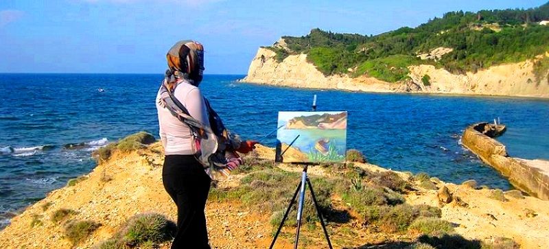 800x363 Painting Holidays In Corfu! - Painting Holidays