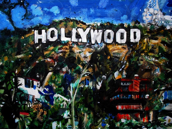 600x450 Painting - Painting Hollywood