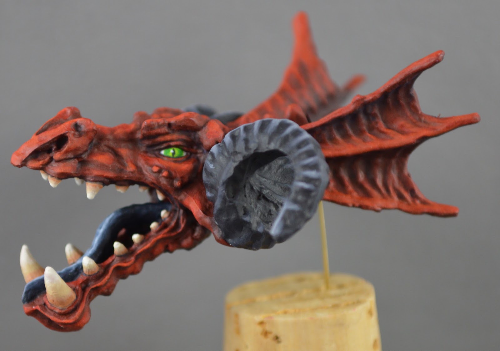 1600x1122 Jen's Mini Painting Verocithrax Teeth, Horns. Jeannie Boots, Cloth. - Painting Horns