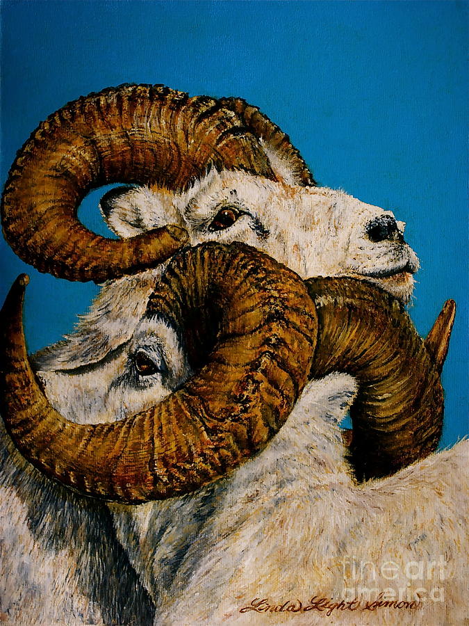 675x900 Wild Goat Paintings Fine Art America - Painting Horns