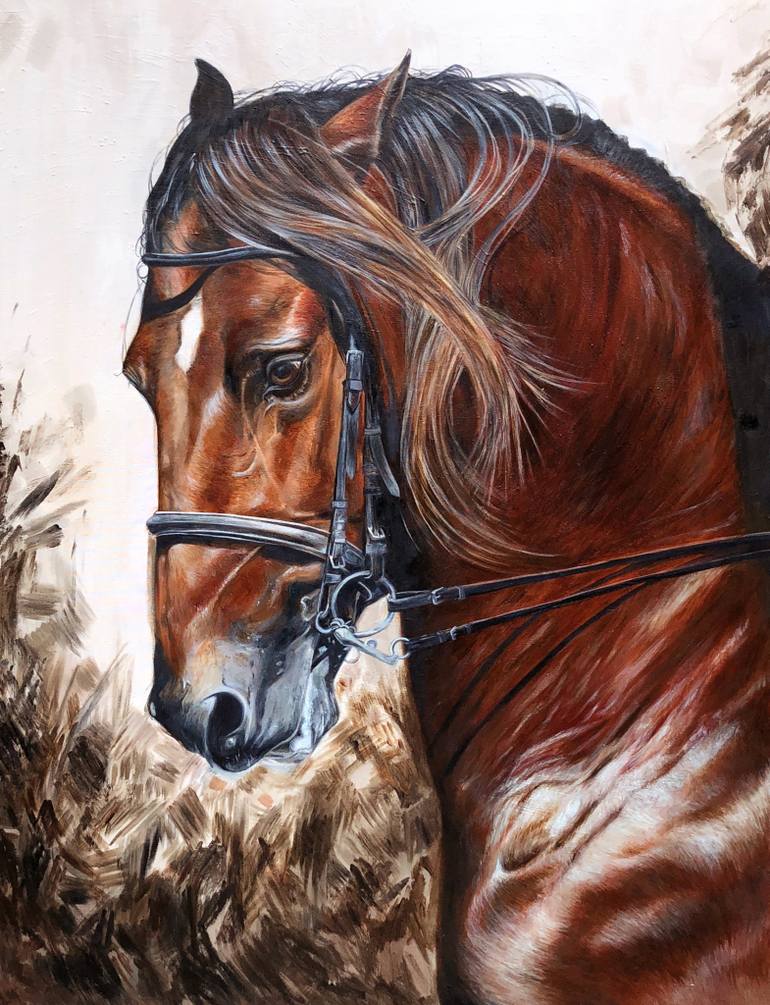 770x1005 Saatchi Art Horse Art Horse Head Painting Oil Painting - Painting Horse
