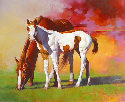 500x410 Hot Color - Painting Horse Colors