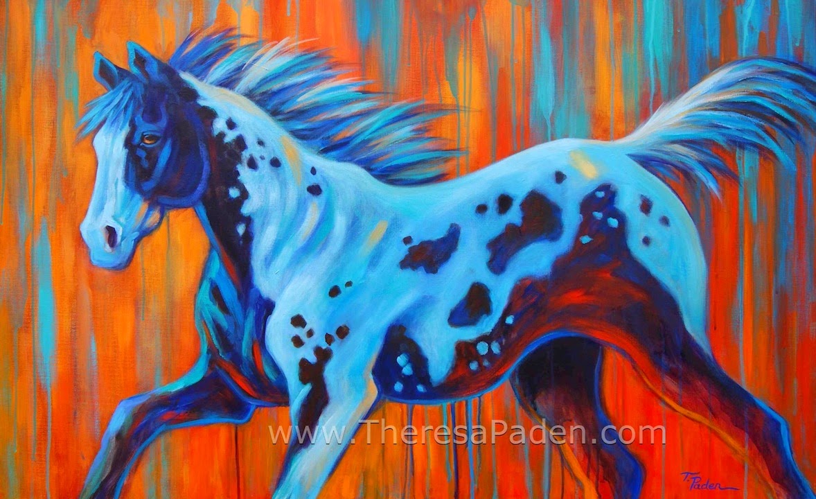 1178x720 Wildlife Art Of The West Large Western Horse Painting In Bright - Painting Horse Colors