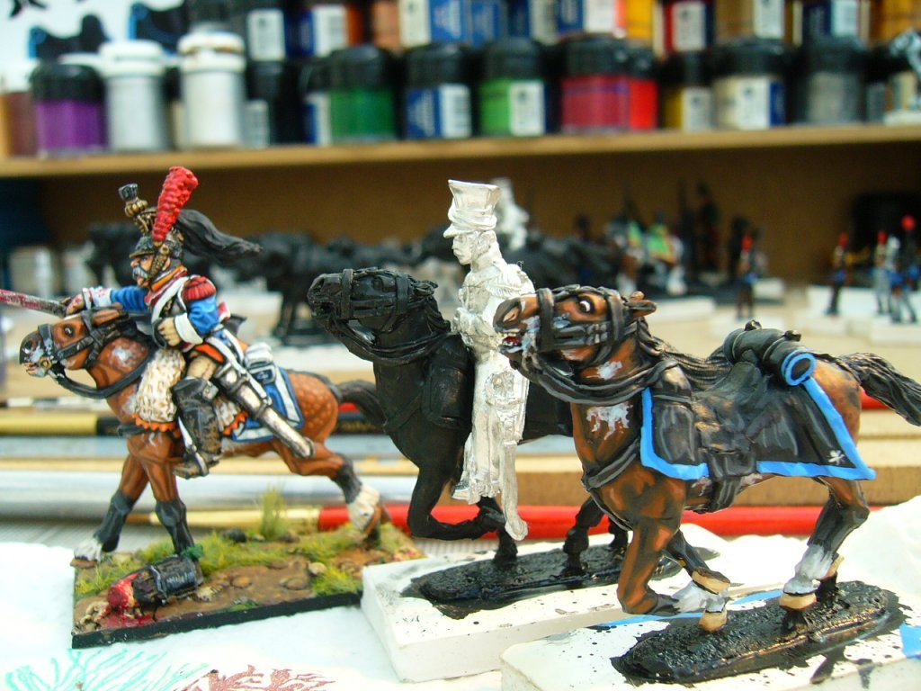1024x768 Jc Miniatures Gallery Painting For Salute (19 Days To Go) - Painting Horses Miniatures