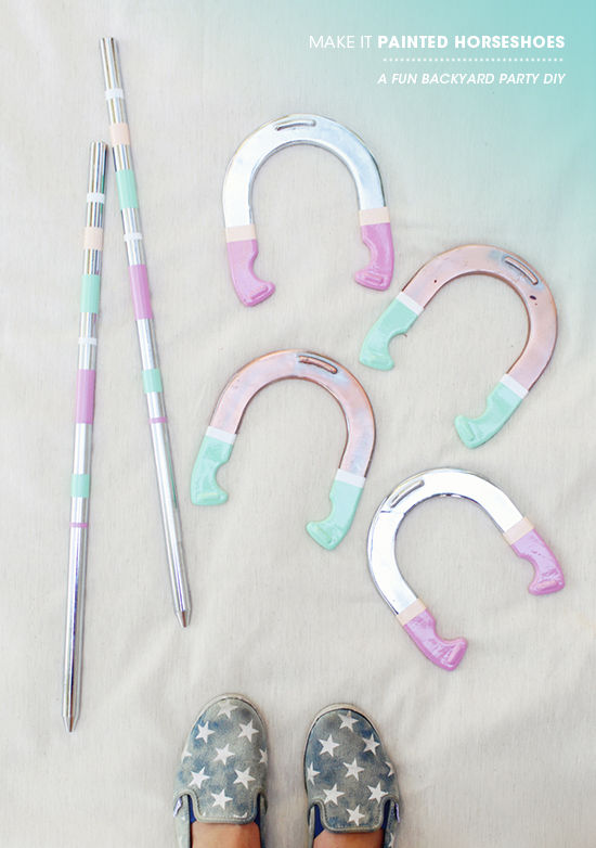 550x782 D E S I G N L O V E F E S T Make It 40 Amp Giveaway - Painting Horseshoes