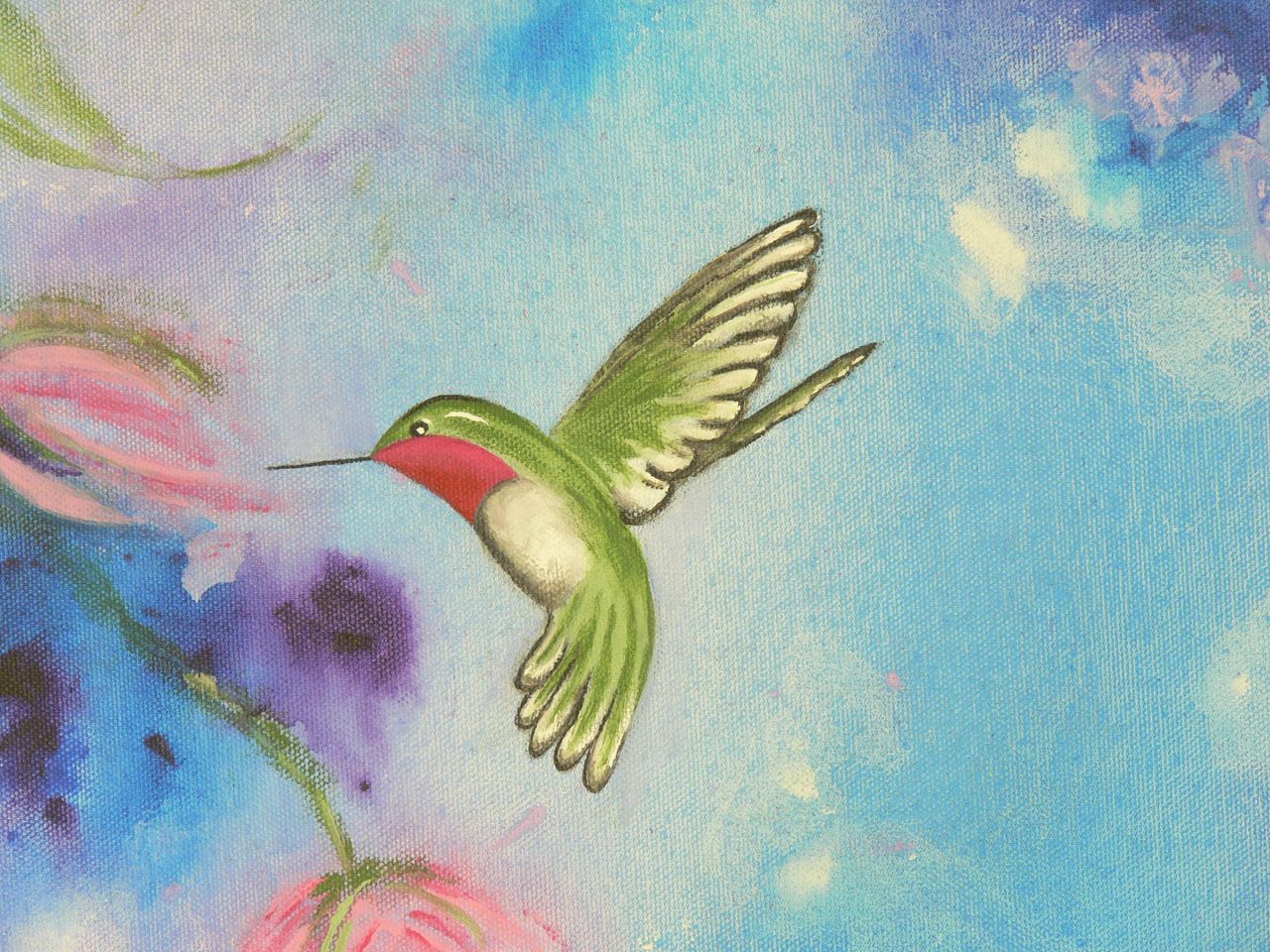 1280x960 Acrylic paintings of hummingbirds Essence Acrylic Hummingbird - Painting Hummingbirds With Acrylics