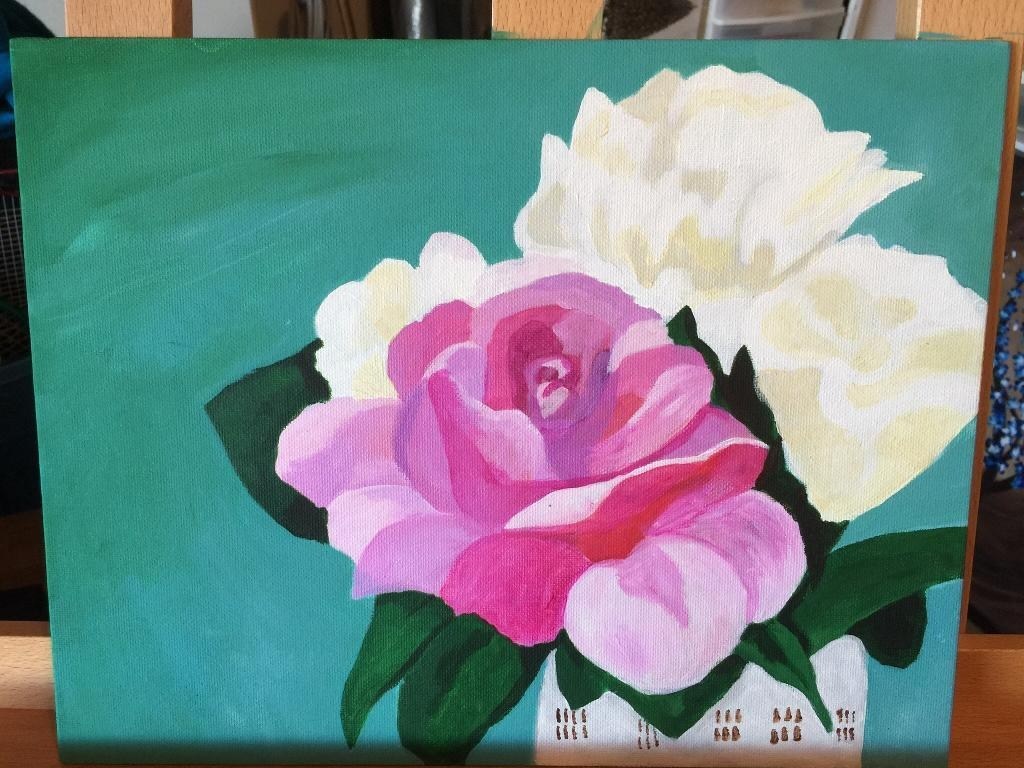 1024x768 Easy Acrylic Painting Ideas Flowers Home Painting - Painting Ideas Flowers