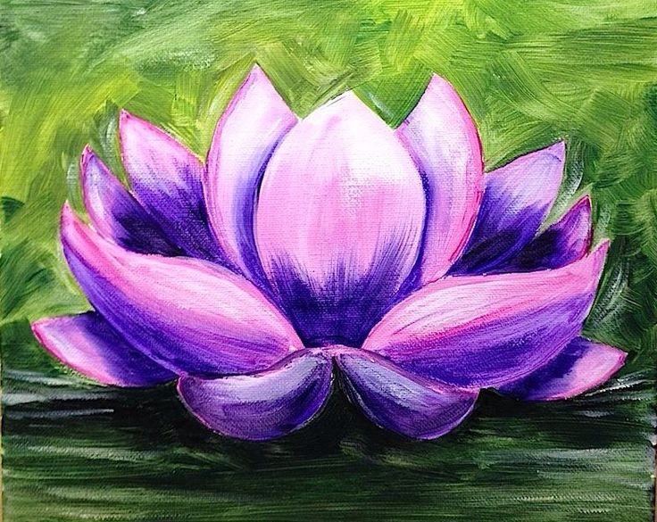 736x585 Lotus Flower Painting Best 25 Lotus Painting Ideas - Painting Ideas Flowers