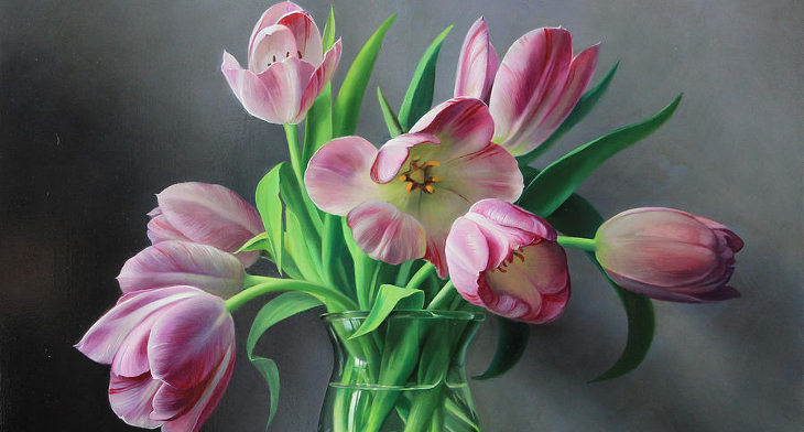 730x392 Flower Paintings, Art Ideas, Pictures, Images Design Trends - Painting Ideas Flowers