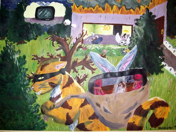 600x450 Puns And Idiom's Painting By Dannybabe - Painting Idioms