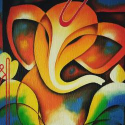 250x250 Ganesha Paintings For Sale Buy Original Ganesha Paintings Online - Painting Images