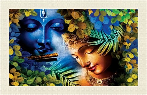 500x325 Radha Krishna Painting, Shine India Online, Handicrafts, Paintings - Painting Images