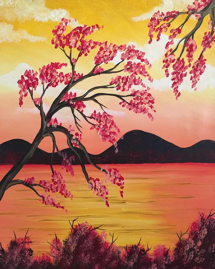 840x1050 Reflections Of Gold - Painting Images