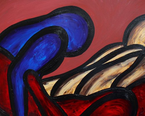 500x398 Three Scientists By Francesco Ruspoli (2016) Painting Oil - Painting Images