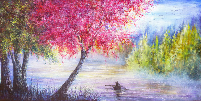 650x326 The Beauty Of Nature Depicted In Gorgeous Vibrant Paintings - Painting Images Of Nature