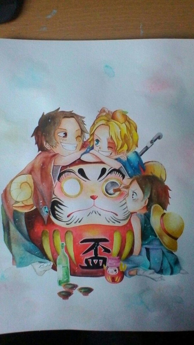 670x1191e Piece Chibi Asl By Susidrawings - Painting In Asl