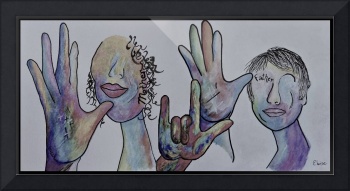 350x191 Stunning Asl Artwork For Sale On Framed Prints - Painting In Asl