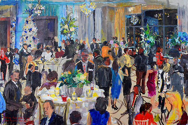 600x401 Patricia Bennett Live Event Painting - Painting In Baltimore