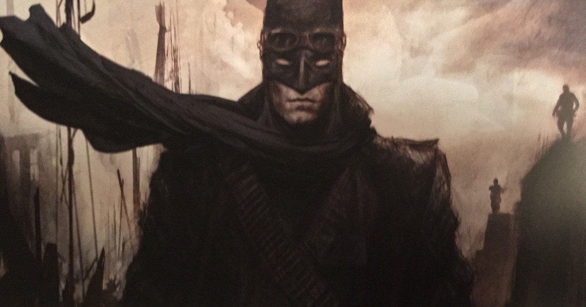 1200x630 Batman Vs. Superman Batman Amp Nightmare Batman Concept Art - Painting In Batman Vs Superman