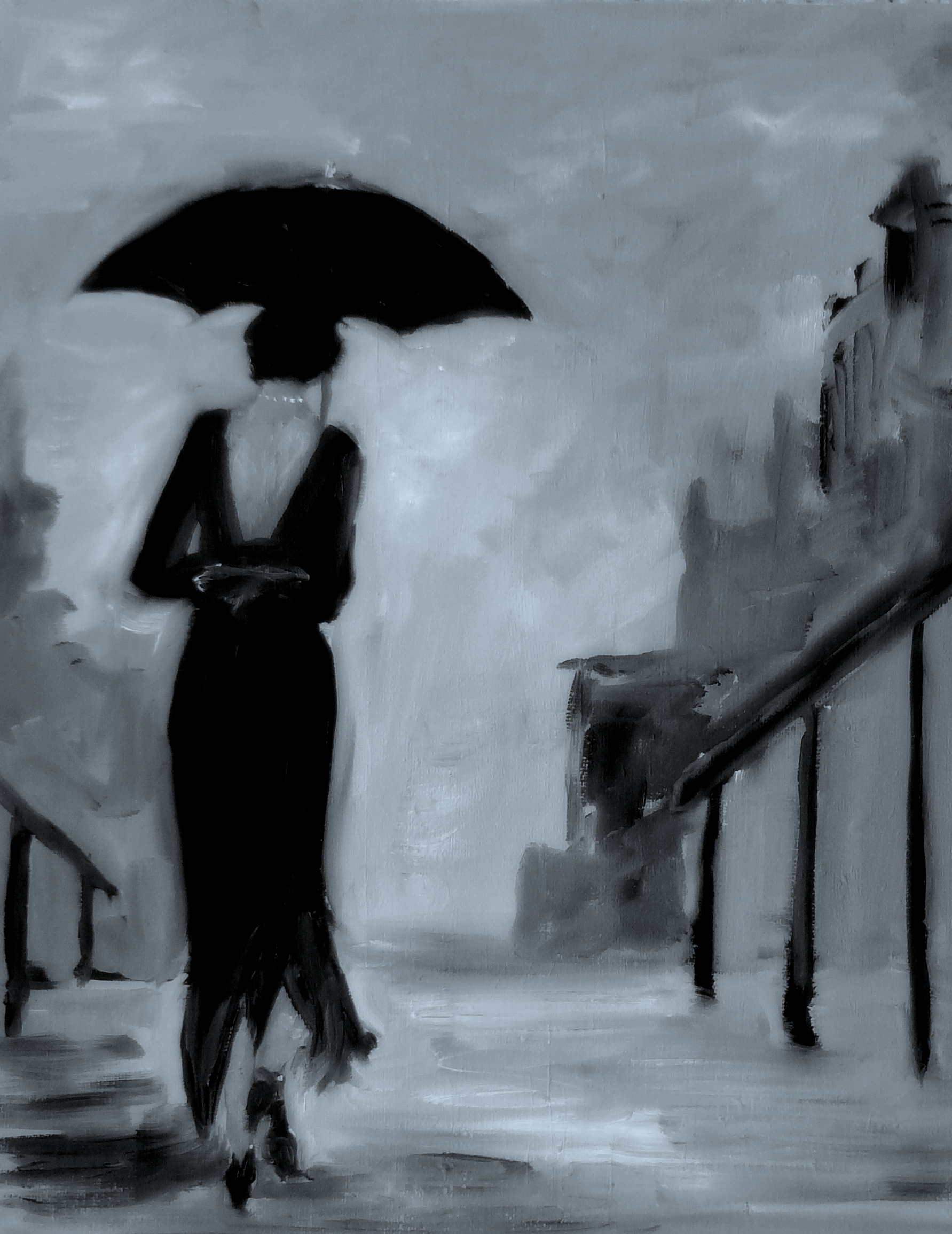 1783x2310 Weekly Painting Week 72 Do Over Black And White Figure Painting - Painting In Black And White