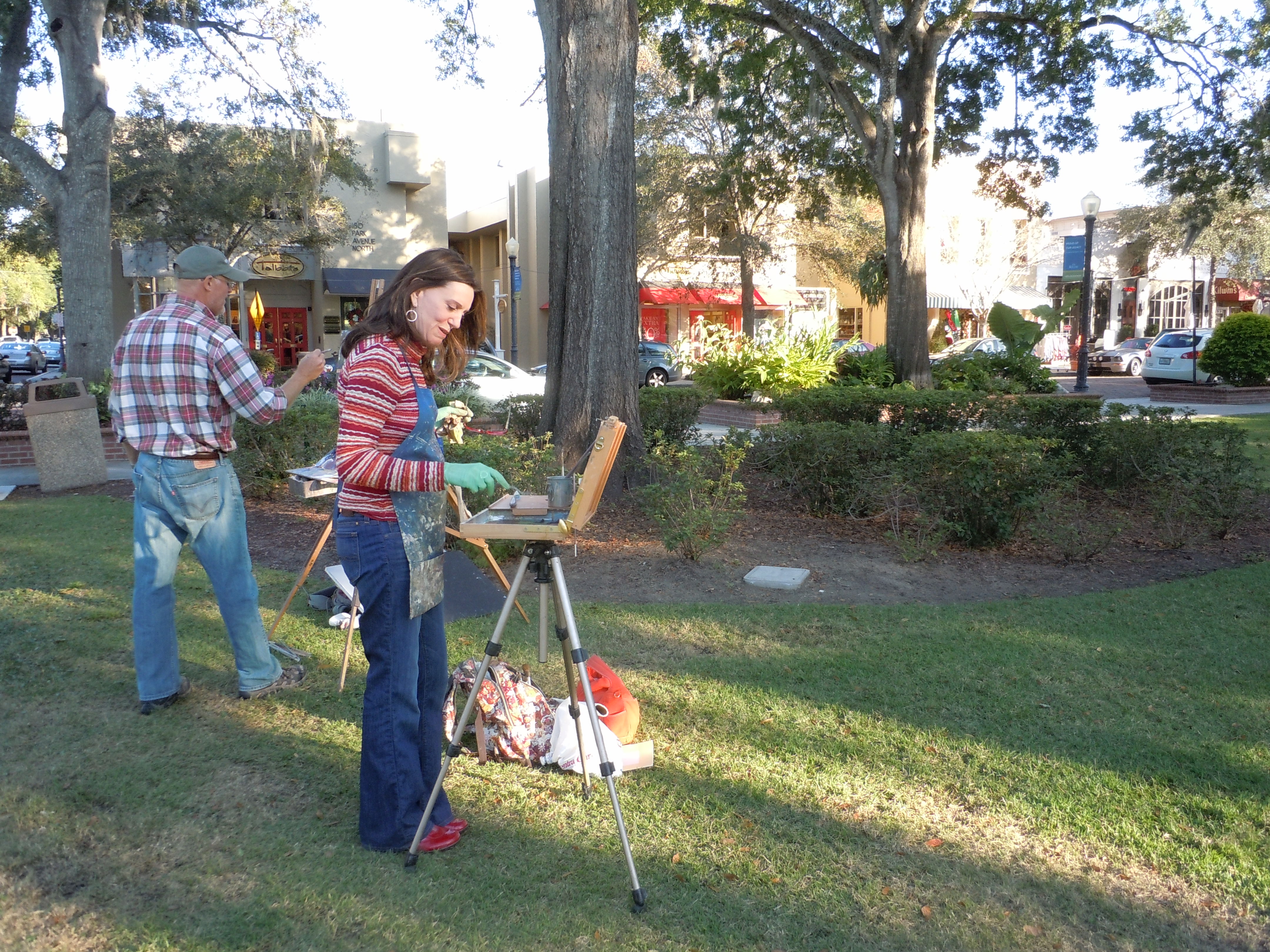 4320x3240 Paint Out Was A Blast! Busy Week Ahead! Iluvwinterpark - Painting In Central Park