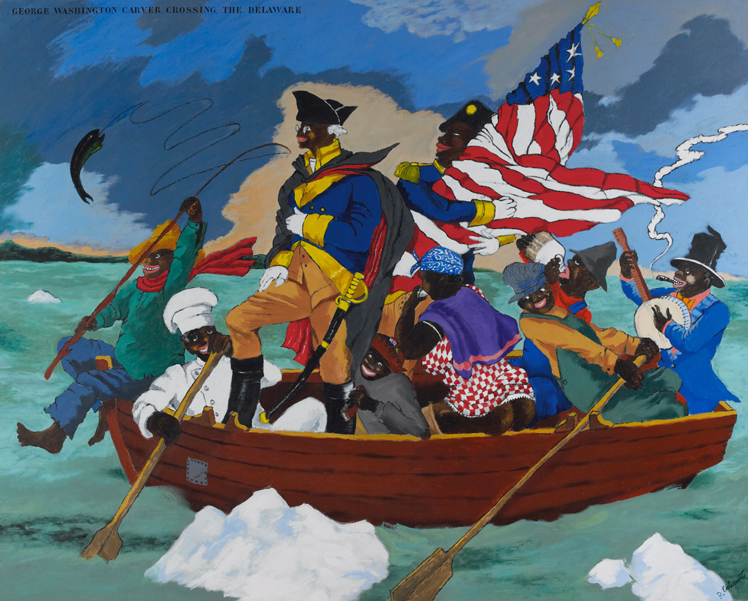 1080x868 George Washington Carver Crossing The Delaware Page - Painting In Delaware