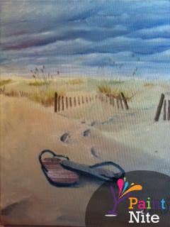 240x320 Paint Nite Delaware Beach Run Paint Nite Beach - Painting In Delaware