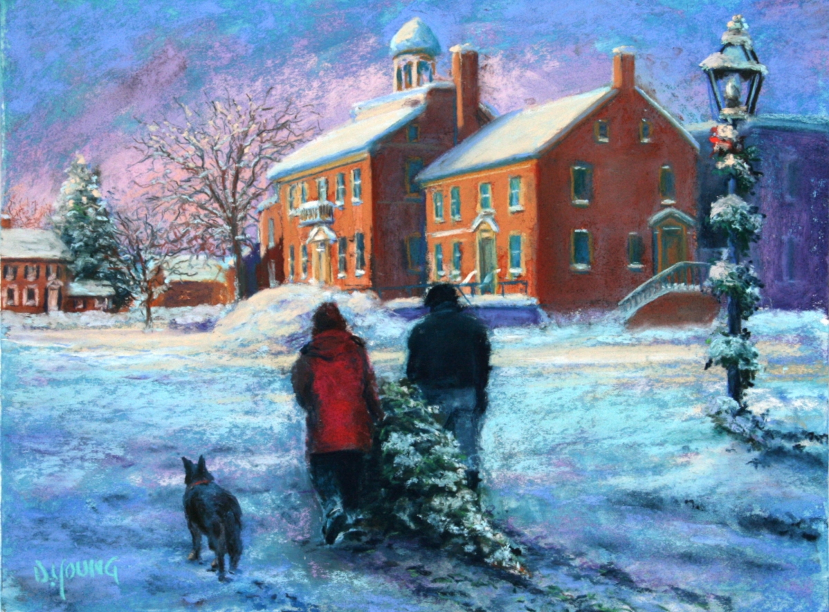 1200x887 Painting Almost Home (Original Art By Dennis Young) - Painting In Delaware