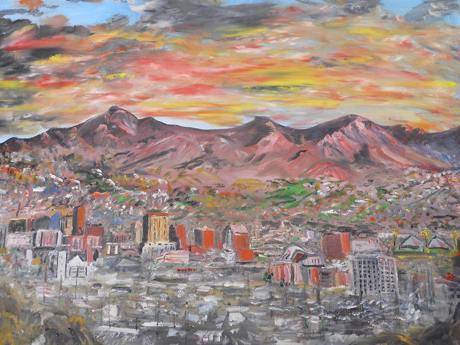 900x675 El Paso Texas Painting By Treavor Pence - Painting In El Paso