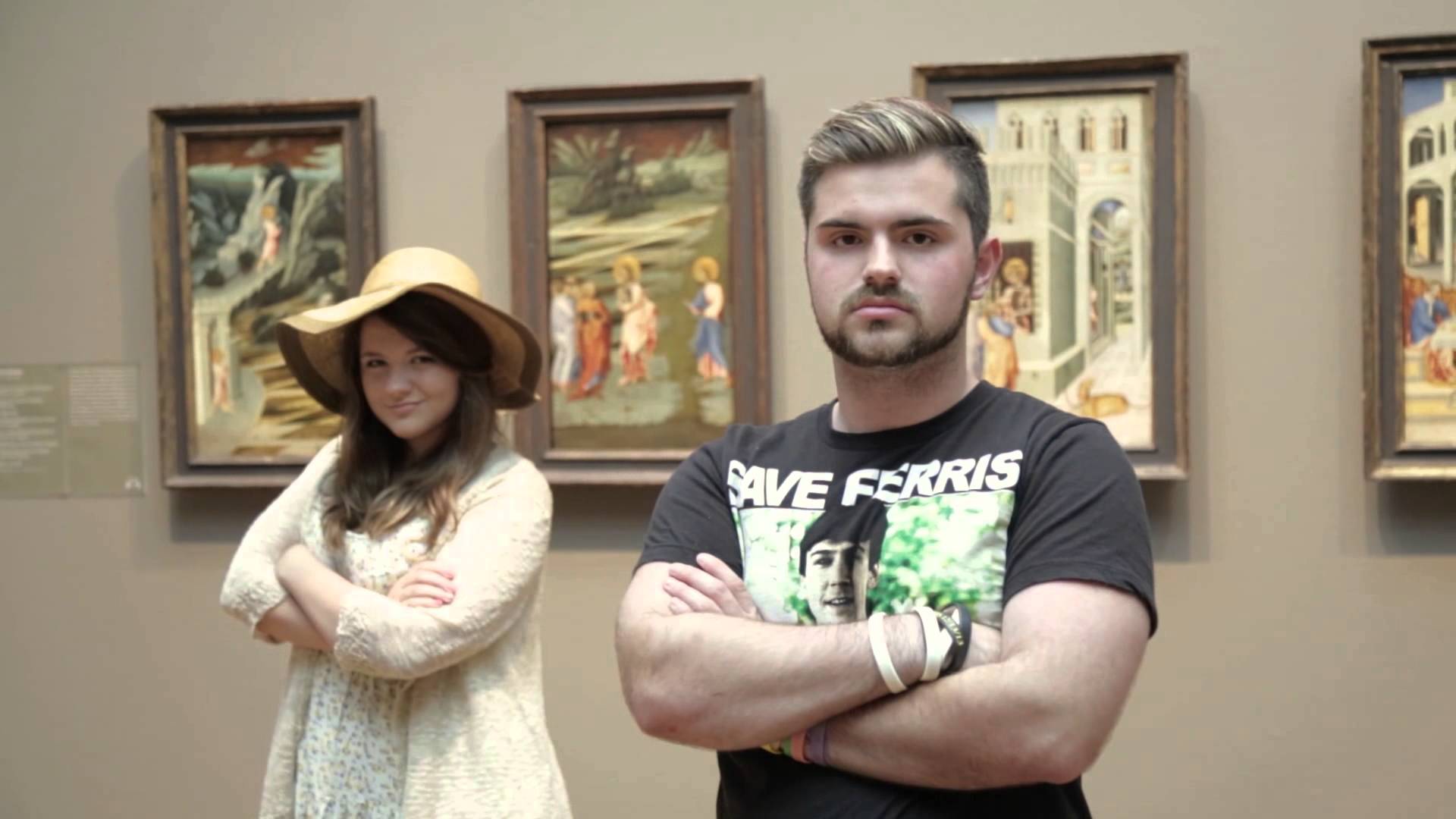1920x1080 Ferris Bueller Art Museum Scene Recreation - Painting In Ferris Buellers Day Off