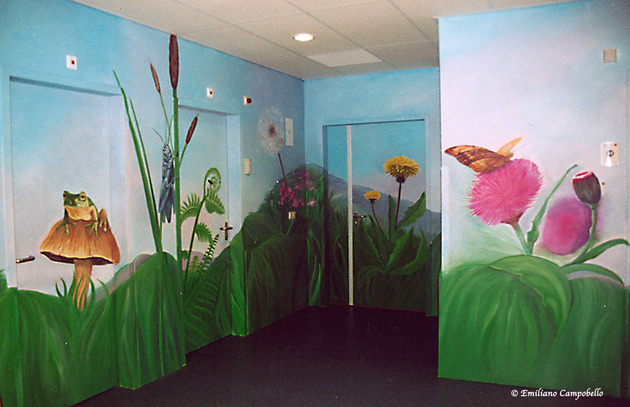 630x407 Murals And Artwork For Healing, Health Care, Childrens Hospitals - Painting In Hospitals