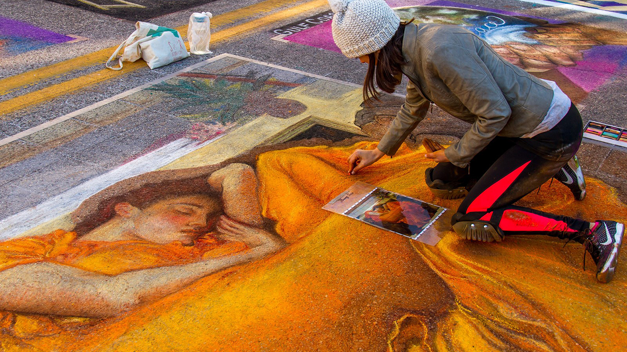 1280x720 Via Colori Painting Houston Streets For A Good Cause - Painting In Houston