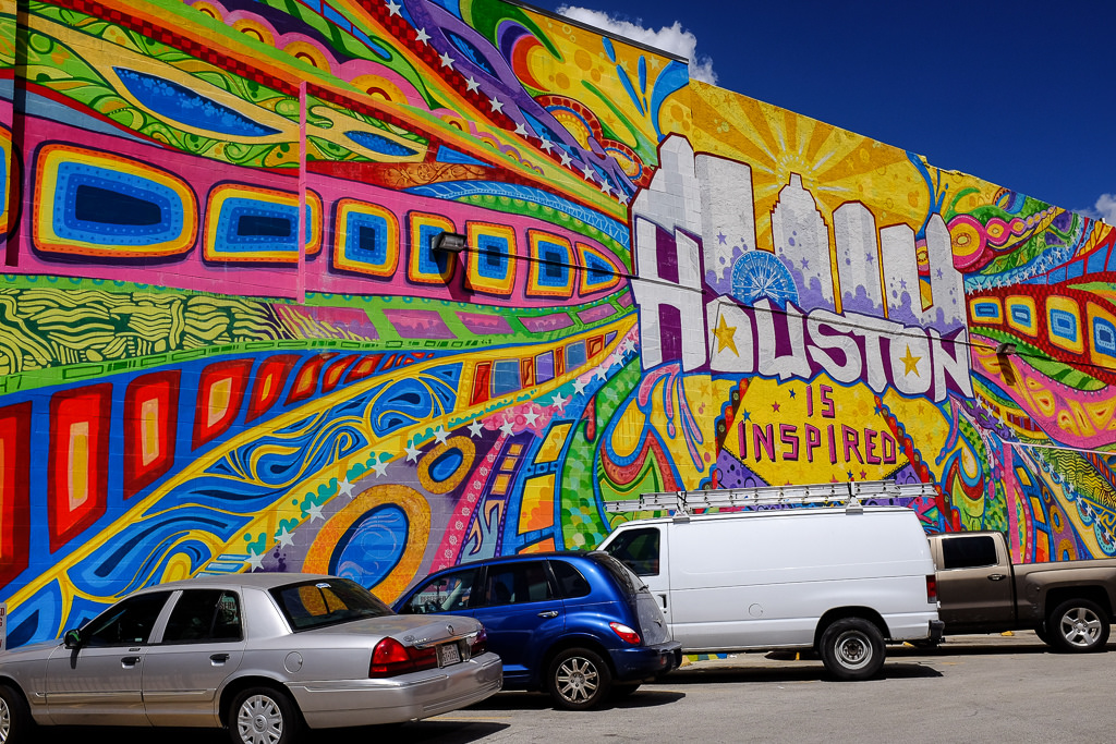 1024x683 Houston .we Are Inspired Wall Painting, Downtown, - Painting In Houston