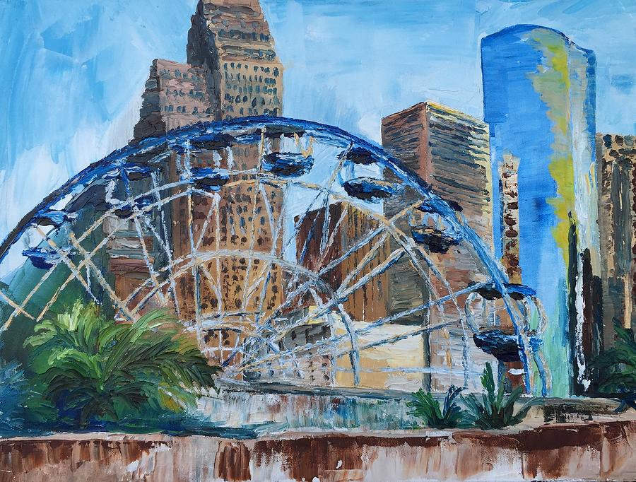 900x682 Houston Aquarium Painting By Lauren Luna - Painting In Houston