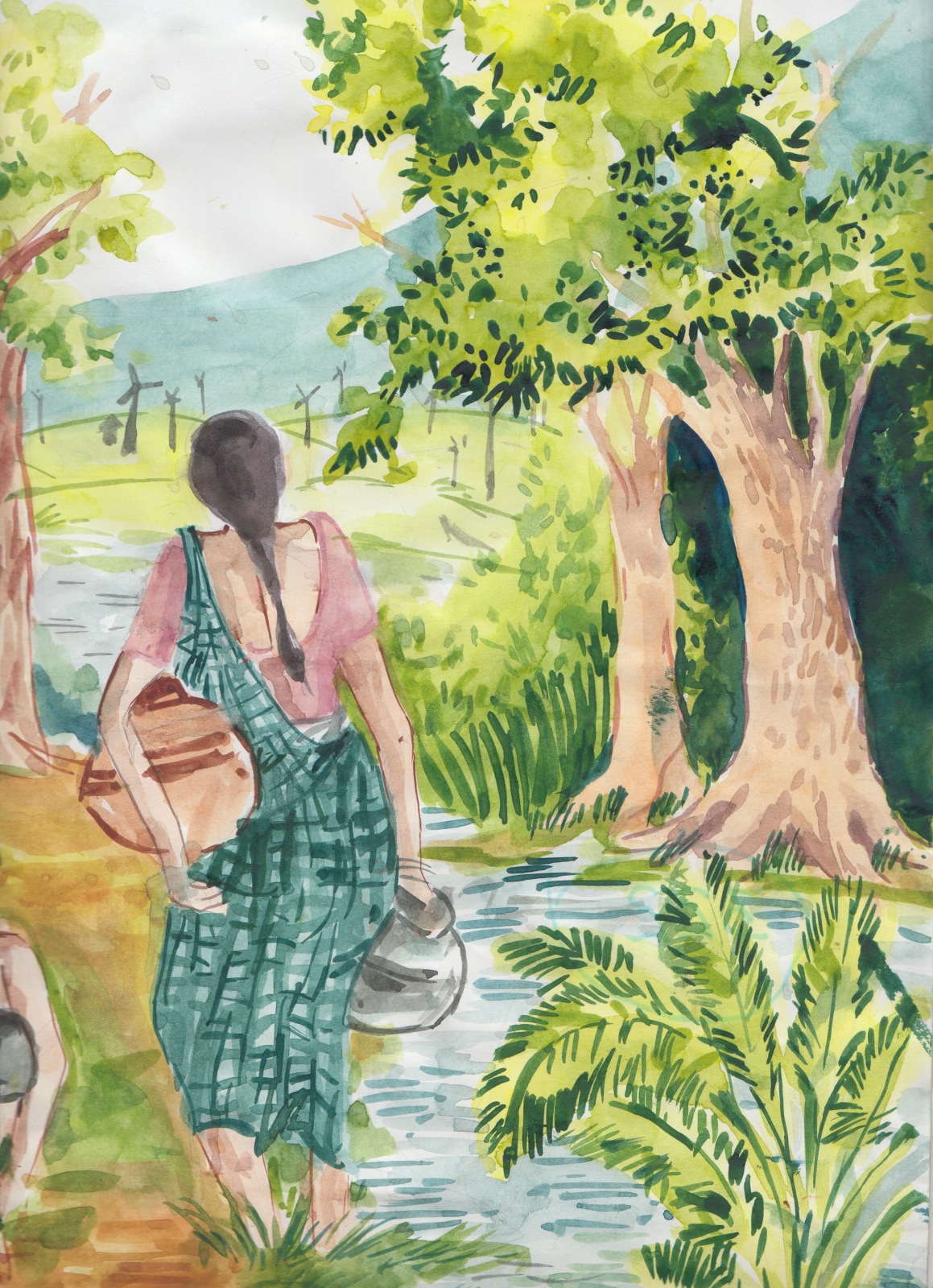 1159x1600 Peace Nature In Painting 2 The Art Mad - Painting In Nature