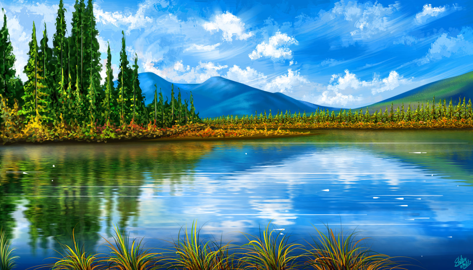 1600x914 Shilpa's Art Gallery Nature And Objects - Painting In Nature