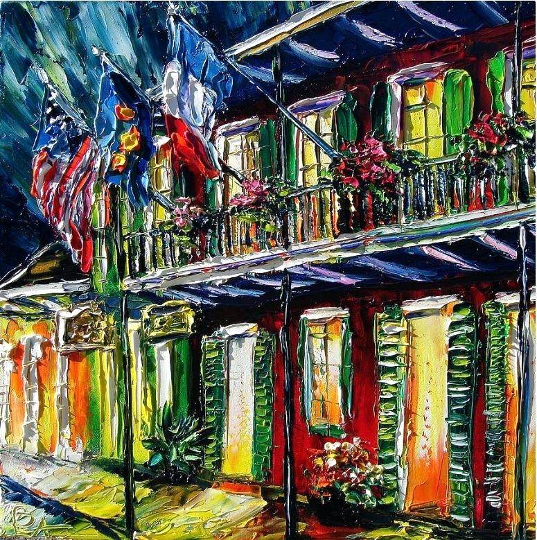 775x779 New Orleans Painting New Oil Paintings For Sale At Night Painting - Painting In New Orleans