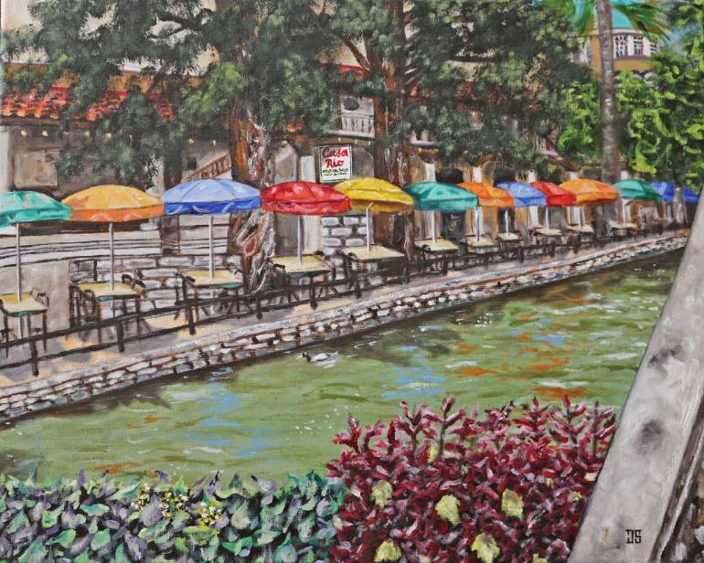 770x616 Saatchi Art Casa Rio, San Antonio Painting By Jeffrey Dale Starr - Painting In San Antonio