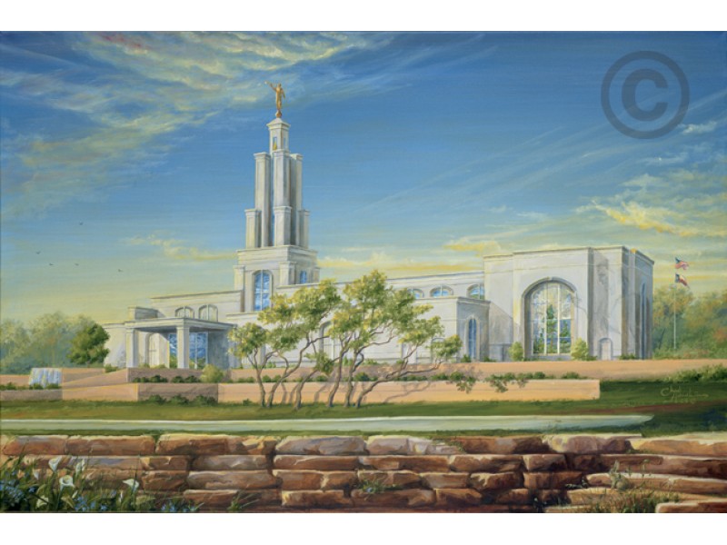 800x600 San Antonio Texas Temple Painting - Painting In San Antonio