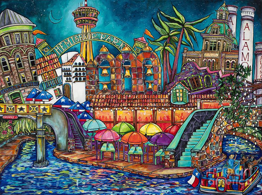 900x672 United Way San Antonio Campaign Poster Original Painting By Patti - Painting In San Antonio