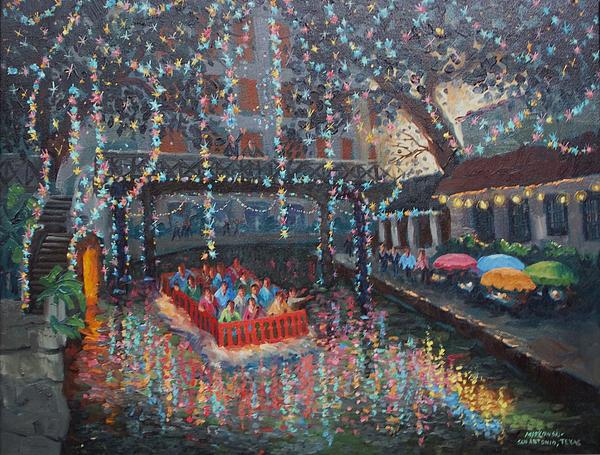 600x455 San Antonio River Walk Bill Joseph Markowski - Painting In San Antonio