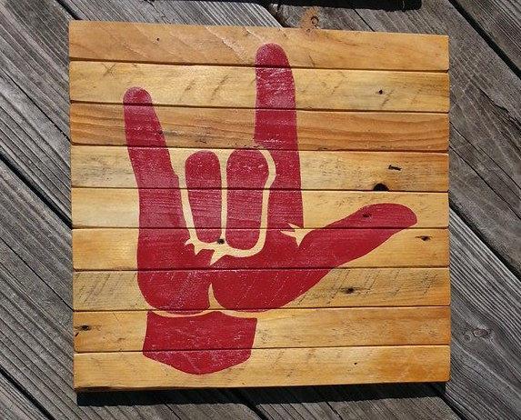 573x462 I Love You Sign Language - Painting In Sign Language