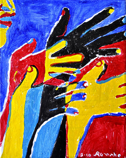 428x535 Nancy Rourke Paintings Biography - Painting In Sign Language