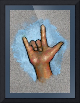 272x350 Stunning American Sign Language Artwork For Sale On Framed Prints - Painting In Sign Language