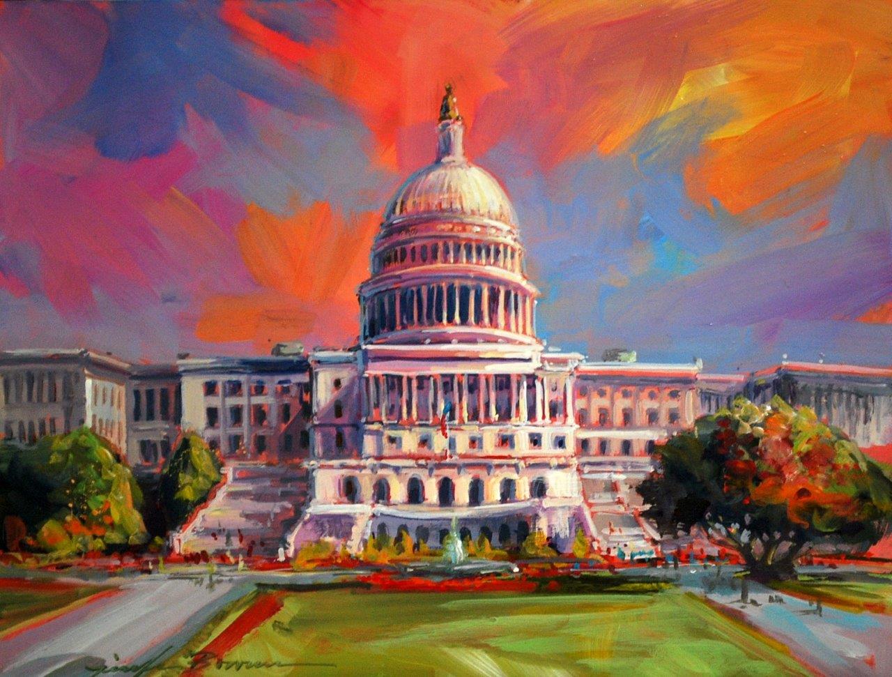 1280x971 Jennifer Bowman Capitol - Painting In The Capitol Dome
