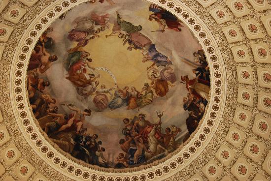 550x368 Photos Capitol Dome Painting, - Painting In The Capitol Dome